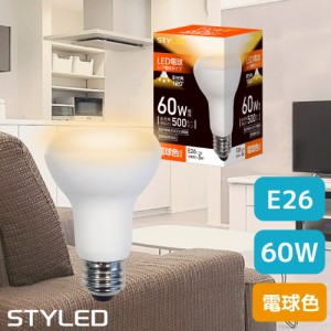 LED電球 E26口金 レフ電球タイプ60W相当 消費電力5W 電球色（500lm）