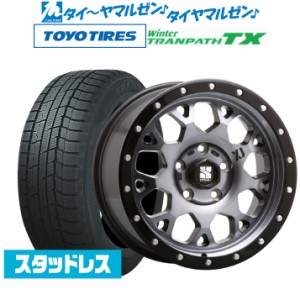 MLJ エクストリーム XJ04 16インチ 7.0J トーヨータイヤ ウィンタートランパス TX 215/65R16 スタッドレスタイヤ ホイール4本セット