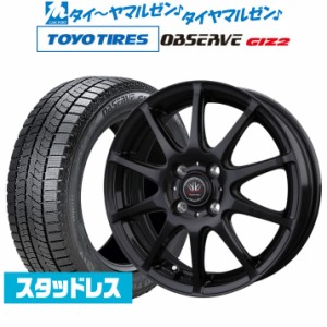 BADX ロクサーニスポーツ RS-10 14インチ 5.5J トーヨータイヤ OBSERVE オブザーブ GIZ2(ギズツー) 165/65R14 スタッドレスタイヤ ホイー