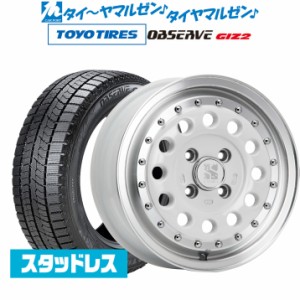 MLJ エクストリーム ラギッド 14インチ 5.0J トーヨータイヤ OBSERVE オブザーブ GIZ2(ギズツー) 165/65R14 スタッドレスタイヤ ホイール