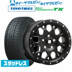 MLJ エクストリーム XJ04 16インチ 7.0J トーヨータイヤ ウィンタートランパス TX 215/65R16 スタッドレスタイヤ ホイール4本セット