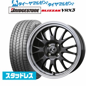 BADX エスホールド S-8M 14インチ 4.5J ブリヂストン BLIZZAK ブリザック VRX3 165/65R14 スタッドレスタイヤ ホイール4本セット