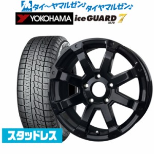 BADX ロックケリー ROCK KELLY MX-I 16インチ 7.0J ヨコハマ アイスガード IG70 215/65R16 スタッドレスタイヤ ホイール4本セット