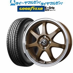 サマータイヤ ホイール4本セット BADX エスホールド S-7S ブロンズ/リムポリッシュ 16インチ 6.0J グッドイヤー エフィシエント グリップ