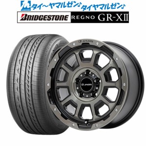 JAOS ジャオス アダマス BL5 18インチ 7.5J ブリヂストン REGNO レグノ GR-XII 225/40R18 サマータイヤ ホイール4本セット