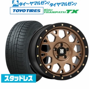 MLJ エクストリーム XJ04 16インチ 7.0J トーヨータイヤ ウィンタートランパス TX 215/65R16 スタッドレスタイヤ ホイール4本セット