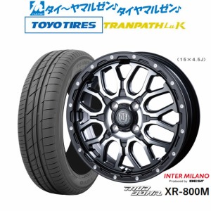 インターミラノ マッドバーン XR-800M 14インチ 4.5J トーヨータイヤ トランパス LuK  165/55R14 サマータイヤ ホイール4本セット