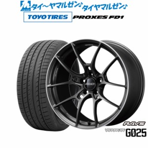 【40系アルファード/ヴェルファイア対応】レイズ ボルクレーシング G025 19インチ 8.0J トーヨータイヤ プロクセス PROXES FD1  225/55R1