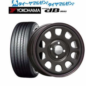 MLJ デイトナ SS 14インチ 5.0J ヨコハマ ADVAN アドバン dB(V553) 155/65R14 サマータイヤ ホイール4本セット