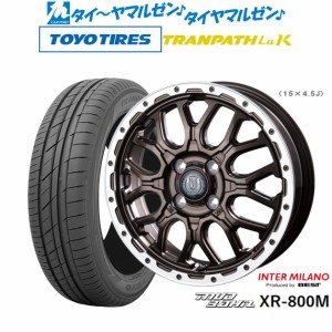 インターミラノ マッドバーン XR-800M 14インチ 4.5J トーヨータイヤ トランパス LuK  165/55R14 サマータイヤ ホイール4本セット