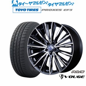 レイズ ベルサス ストラテジーア ヴォウジェ 18インチ 7.0J トーヨータイヤ プロクセス PROXES CF3 225/45R18 サマータイヤ ホイール4本