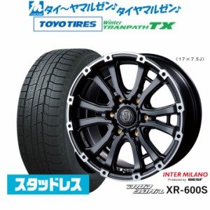 インターミラノ マッドバーン XR-600S 16インチ 6.5J トーヨータイヤ ウィンタートランパス TX 215/65R16 スタッドレスタイヤ ホイール4