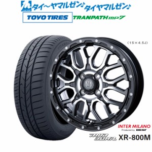 インターミラノ マッドバーン XR-800M 14インチ 4.5J トーヨータイヤ トランパス mp7  165/65R14 サマータイヤ ホイール4本セット