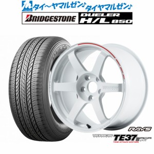 レイズ ボルクレーシング TE37 サーガ S-plus TIME ATTACK EDITION 18インチ 8.0J ブリヂストン DUELER デューラー H/L 850 225/55R18 サ