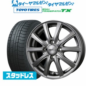 BADX D,O,S(DOS) SE-10R plus 16インチ 6.0J トーヨータイヤ ウィンタートランパス TX 215/65R16 スタッドレスタイヤ ホイール4本セット