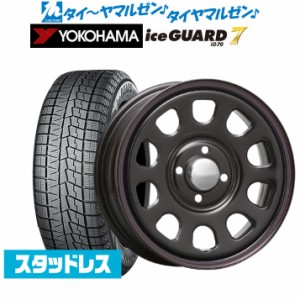 MLJ デイトナ SS 14インチ 5.0J ヨコハマ アイスガード IG70 155/65R14 スタッドレスタイヤ ホイール4本セット