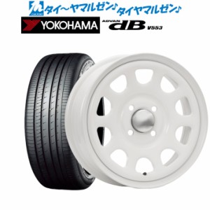 MLJ デイトナ SS 14インチ 5.0J ヨコハマ ADVAN アドバン dB(V553) 155/65R14 サマータイヤ ホイール4本セット