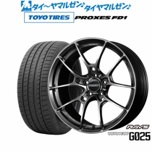 【40系アルファード/ヴェルファイア対応】レイズ ボルクレーシング G025 19インチ 8.0J トーヨータイヤ プロクセス PROXES FD1  225/55R1