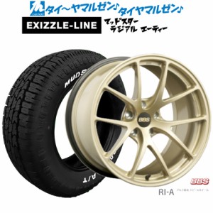 BBS JAPAN RI-A 18インチ 8.5J エクシズルライン MUDSTAR マッドスター RADIAL(ラジアル) A/T 225/55R18 サマータイヤ ホイール4本セット