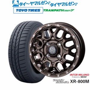 インターミラノ マッドバーン XR-800M 14インチ 4.5J トーヨータイヤ トランパス mp7  165/65R14 サマータイヤ ホイール4本セット