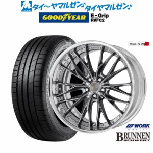 【40系アルファード/ヴェルファイア対応】ワーク シュヴァート ブルネン 20インチ 8.5J グッドイヤー エフィシエント グリップ RVF02 245