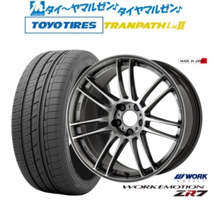 ワーク エモーション ZR7 19インチ 8.5J トーヨータイヤ トランパス Lu2  245/45R19 サマータイヤ ホイール4本セット