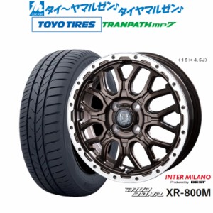 インターミラノ マッドバーン XR-800M 14インチ 4.5J トーヨータイヤ トランパス mp7  165/65R14 サマータイヤ ホイール4本セット