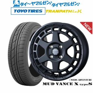 ウェッズ アドベンチャー マッドヴァンス X タイプS 14インチ 4.5J トーヨータイヤ トランパス LuK  165/60R14 サマータイヤ ホイール4本