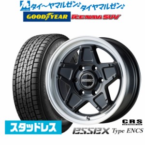 CRS ESSEX エセックス ENCS-16 16インチ 6.5J グッドイヤー ICE NAVI アイスナビ SUV  215/65R16 スタッドレスタイヤ ホイール4本セット