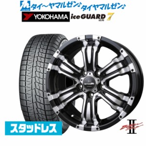 BADX ロクサーニ バトルシップII(5-114) 16インチ 7.0J ヨコハマ アイスガード IG70 215/65R16 スタッドレスタイヤ ホイール4本セット