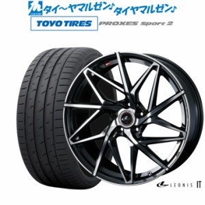 ウェッズ レオニス IT 19インチ 8.0J トーヨータイヤ プロクセス PROXES スポーツ2  235/40R19 サマータイヤ ホイール4本セット