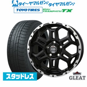 BADX ロックケリー ROCK KELLY グリート(5穴) 16インチ 6.5J トーヨータイヤ ウィンタートランパス TX 215/65R16 スタッドレスタイヤ ホ