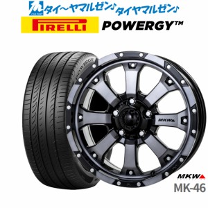 MKW MK-46 17インチ 7.5J ピレリ POWERGY (パワジー) 215/45R17 サマータイヤ ホイール4本セット