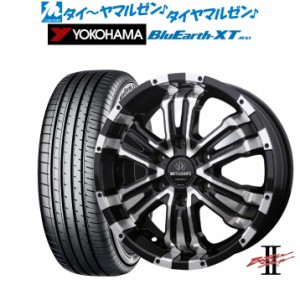 BADX ロクサーニ バトルシップII(ハイエース) 18インチ 7.0J ヨコハマ BluEarth ブルーアース XT (AE61) 215/55R18 サマータイヤ ホイー