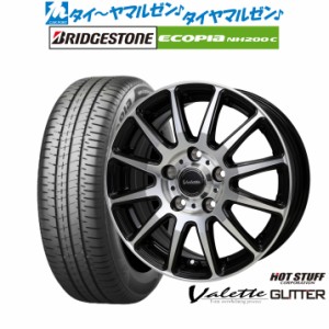 ホットスタッフ ヴァレット グリッター 17インチ 7.0J ブリヂストン ECOPIA エコピア NH200C 195/45R17 サマータイヤ ホイール4本セット