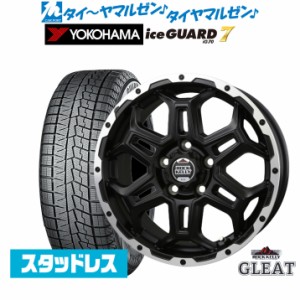 BADX ロックケリー ROCK KELLY グリート(5穴) 16インチ 6.5J ヨコハマ アイスガード IG70 215/65R16 スタッドレスタイヤ ホイール4本セッ