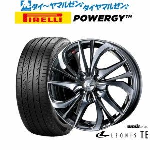 ウェッズ レオニス TE 17インチ 6.5J ピレリ POWERGY (パワジー) 215/45R17 サマータイヤ ホイール4本セット