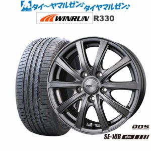 BADX D,O,S(DOS) SE-10R plus 15インチ 6.0J WINRUN ウインラン R330 195/55R15 サマータイヤ ホイール4本セット