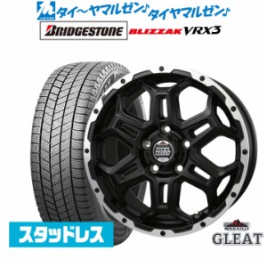 BADX ロックケリー ROCK KELLY グリート(5穴) 16インチ 6.5J ブリヂストン BLIZZAK ブリザック VRX3 215/65R16 スタッドレスタイヤ ホイ