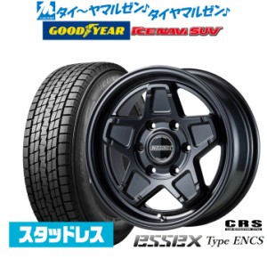 CRS ESSEX エセックス ENCS-16 16インチ 6.5J グッドイヤー ICE NAVI アイスナビ SUV  215/65R16 スタッドレスタイヤ ホイール4本セット