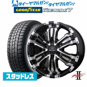 BADX ロクサーニ バトルシップII(ハイエース) 17インチ 6.5J グッドイヤー ICE NAVI アイスナビ 7 日本製 (2023年製)  215/60R17 スタッ