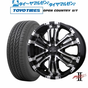 BADX ロクサーニ バトルシップII(ハイエース) ブラックポリッシュ 17インチ 6.5J トーヨータイヤ オープンカントリー U/T  215/60R17 96V