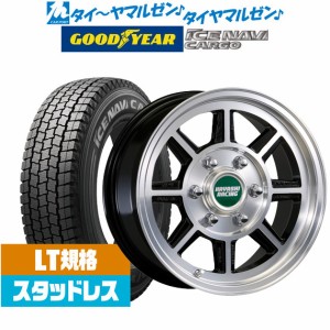 【2023年製】ハヤシレーシング ハヤシストリート(STH) 15インチ 6.0J グッドイヤー ICE NAVI アイスナビ カーゴ 195/80R15 スタッドレス