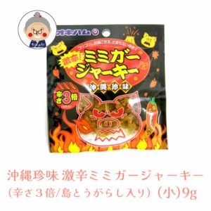 【辛さ3倍】激辛！ ミミガージャーキー 島とうがらし入り 辛さ3倍 （小） 9g ギフト プレゼント 沖縄珍味 激辛 沖縄お土産 沖縄 通販 沖