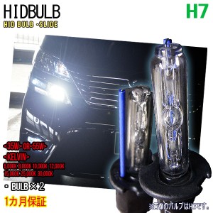 【ネコポス送料無料・1ヶ月保証】HIDバルブ単品 H7 ワット数/ケルビン数自由選択//カー用品 外装パーツ ヘッドライト XENON キセノン フ