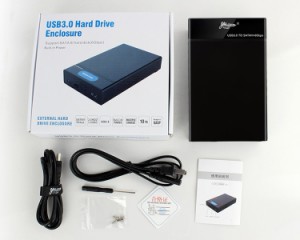 3.5/2.5インチ両用 SSDも対応 ドライブケース USB3.0接続 HDDケース SATA3.0対応 U3HDDCASE