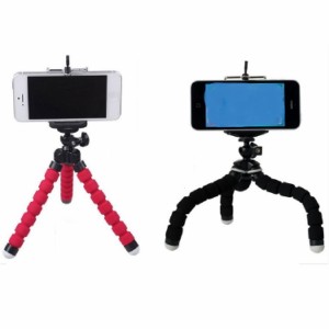 タコ足風フレキシブル三脚スタンド スマホホルダー ゴリラポッド GOPRO iPhone用三脚 デジカメ スポーツカメラにも TAKOS200