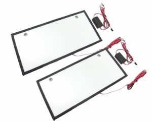 【大型車用】字光式ナンバープレート用LED 2枚セット 全面発光 24V対応 トラック・バス 薄型 LED425