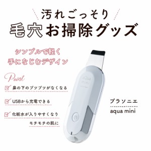 【売り切れ次第終了】【送料無料： プラソニエ AQUA MINI（ 美顔器 ） 】毛穴 汚れ 皮脂 古い角質 洗浄 洗浄機 美容 美肌