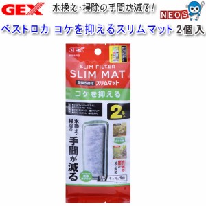 GEX　ベストロカ　コケを抑えるスリムマット　2個入 【水槽/熱帯魚/観賞魚/飼育】【生体】【通販/販売】【アクアリウム/あくありうむ】 